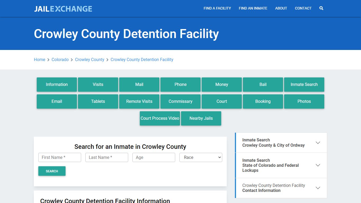 Crowley County Detention Facility - Jail Exchange